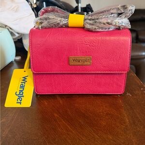 Wrangler Fuchsia Crossbody Bag